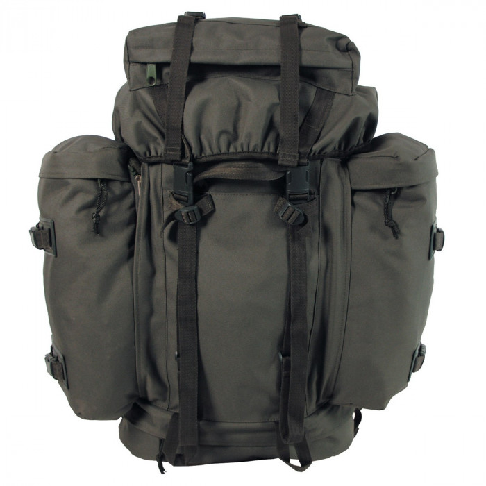 Раница , туристическа , BW Backpack "Mountain", OD green,w/2 side bags .