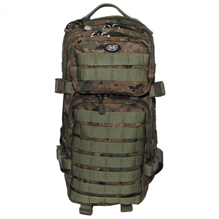 Тактическа раница Max Fuchs Assault I, 30L – Digital Woodland